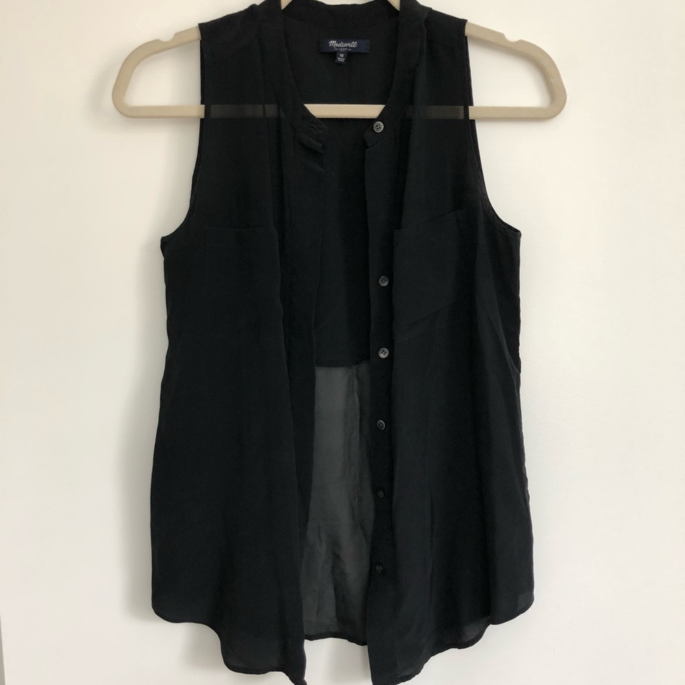 Madewell Paneled button down